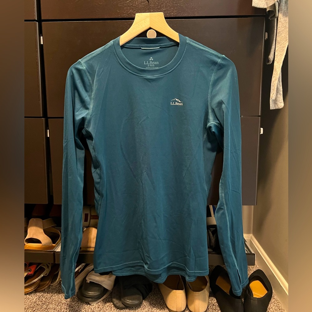 LLBeanTek Lightweight Crew Base Layer Long Sleeve Women's Regular Small